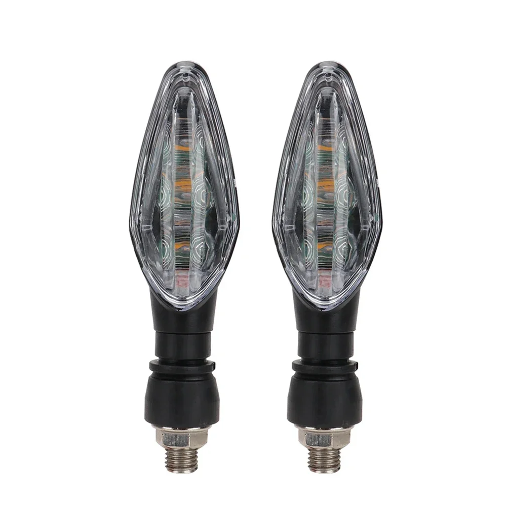 1 Paar 3-LED Motorrad-Signalleuchten Fahrlicht Rücklicht Blinker Warnleuchte Dekorative Blinker