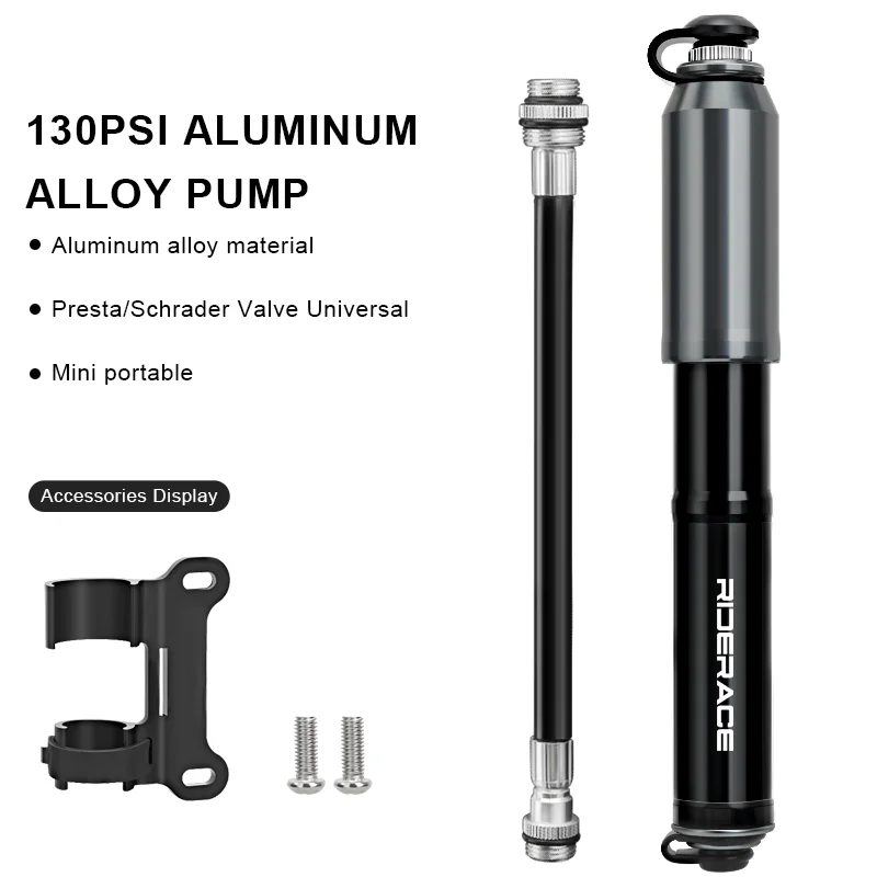 Fahrrad pumpe tragbare Mini-Fahrrad Hand Luftpumpe Hochdruck ball Berg – Bild 3