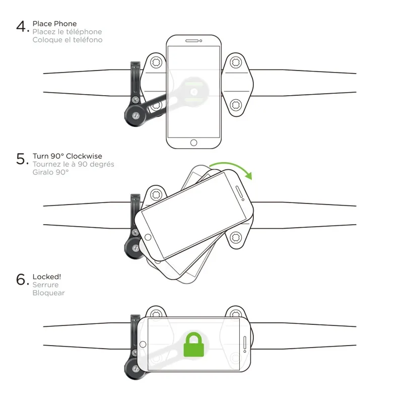 Moto Mount Motorrad-Lenker-Handyhalterung für Navigation & Touring – Image 4