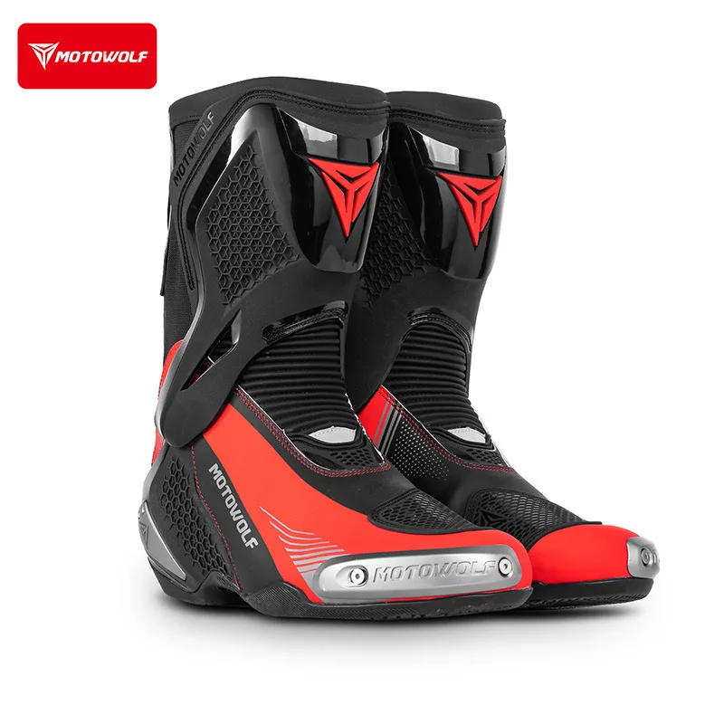 Motorradstiefel Offroad-Rallye-Wettkampfschutzstiefel Rutschfeste – Image 4