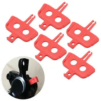 Hydraulische Disc Bremsbeläge MTB Bike Teile Spacer Kunststoff Rot Fahrrad Bremse Spacer Disc Bremsen Zubehör
