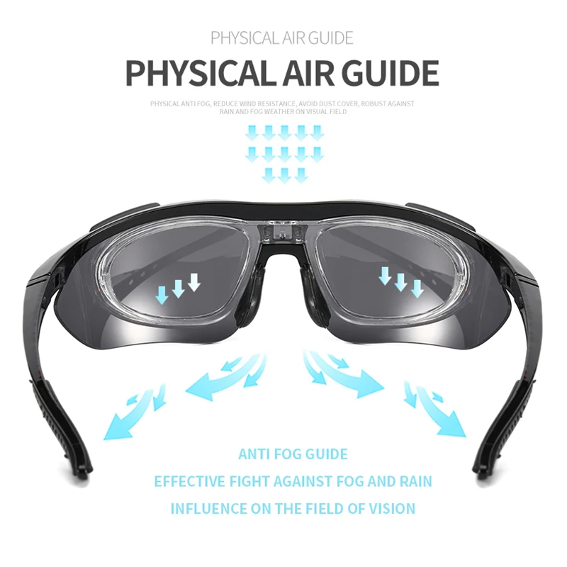 Polarisierte Sport-Fahrradbrille Damen- und Herren-Sonnenbrille – Image 4