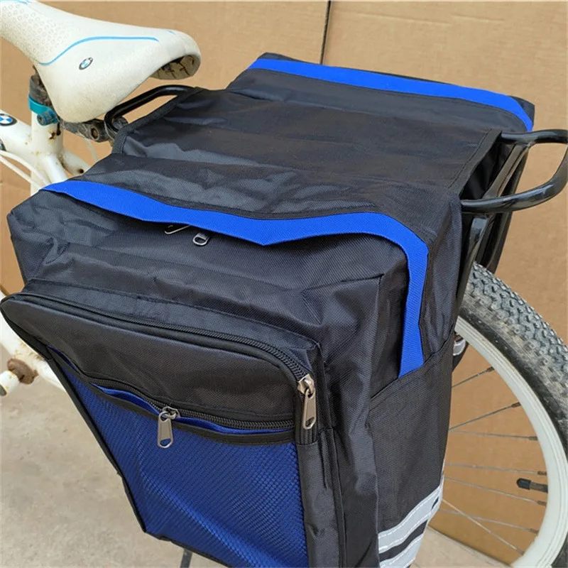 Fahrrad Gepäckträger Tasche Radfahren Doppel Seite Stamm Tasche – Bild 2