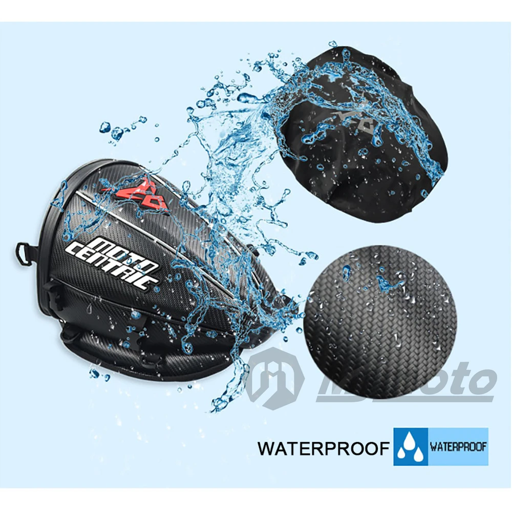 Wasserdichte Motorrad Hecktasche Sport Gepäck Reflektierende Sattel – Bild 3