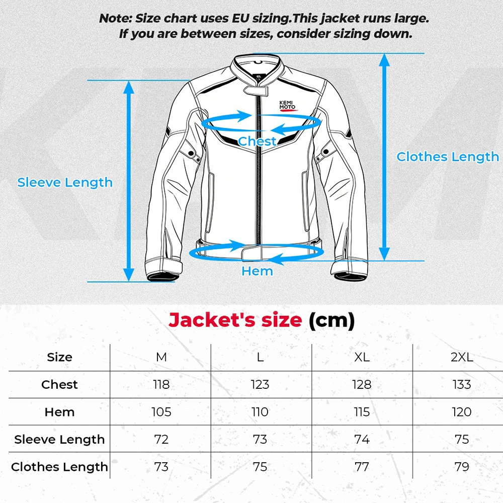 Motorrad-Reitjacke für Herren, atmungsaktiv, Sommerkleidung – Immagine 6