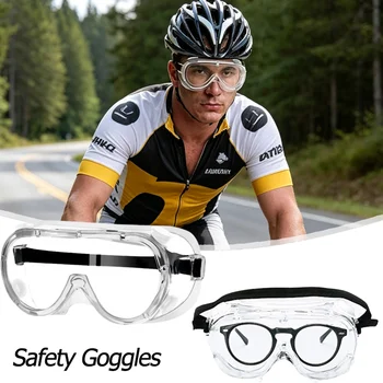 Motorrad-Schutzbrille Winddicht Beschlagfrei Staubdicht Arbeitsbrille für Industrie Wasserpark Schutzbrillen