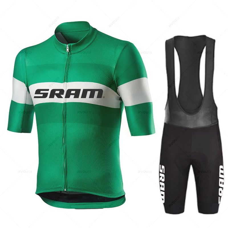Kurzarm-Radtrikot-Set für Herren, MTB-Fahrradbekleidung – Image 4