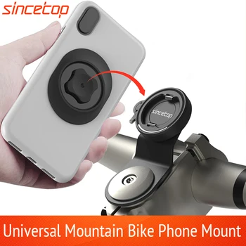 Fahrrad-Vorbau-Telefonhalterung, Mountainbike-Telefonhalter, universeller Aluminium-Lenker, Handy, Radfahren
