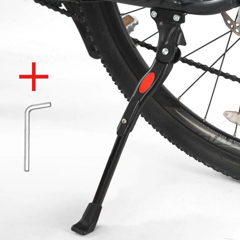 Fahrrad-Seitenständer Verstellbarer Aluminium-Fahrradständer Parkstütze MTB Mountainbike-Zubehör Ständer