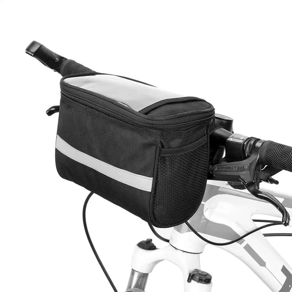 Fahrrad Vorne Lenker Tasche Outdoor Fahrrad Reflektierende Strap Berührbare Telefon Tasche Fahrrad Reiten