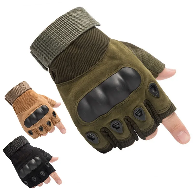 Half Finger Radfahren Handschuhe für mann Outdoor Männer Handschuhe Frauen Sport Schießen Jagd Motorrad