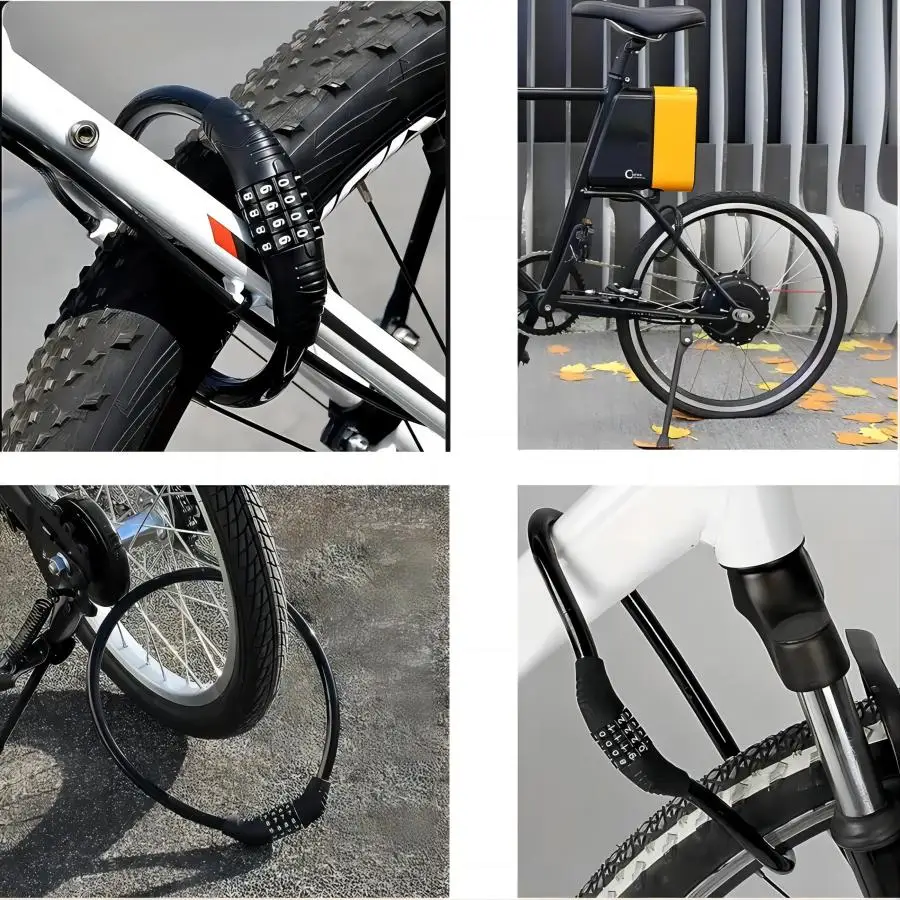 Fahrradschlösserkabel, Diebstahlsichere Fahrradschlosskette – Bild 5