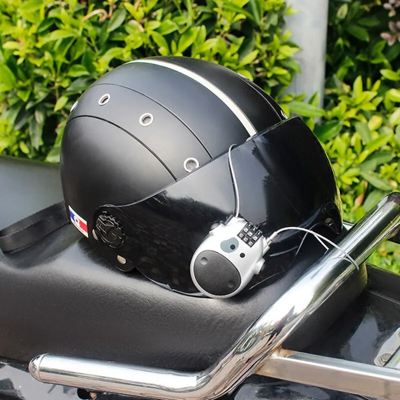 Fahrrad Stahl Kabel Code Lock Koffer Auto Schlitten Teleskop Draht – Image 6