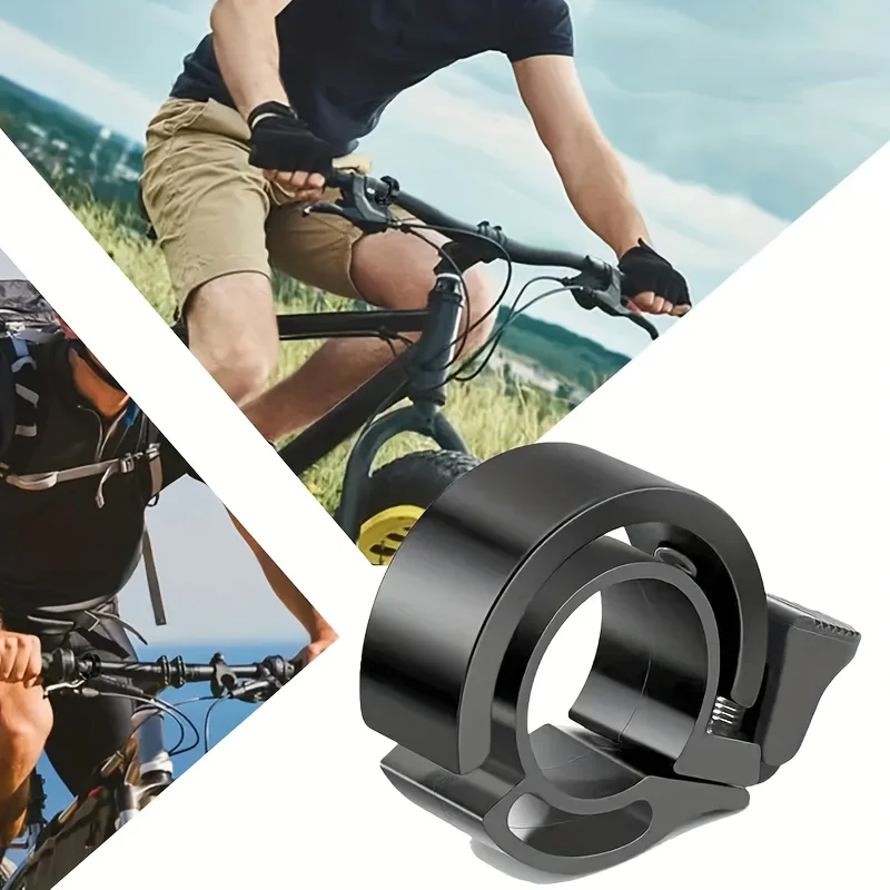 Fahrradklingel, laute Klingel, unsichtbare, universelle Lenkerklingel, Fahrradhupe, MTB, Rennrad (2 Stück)