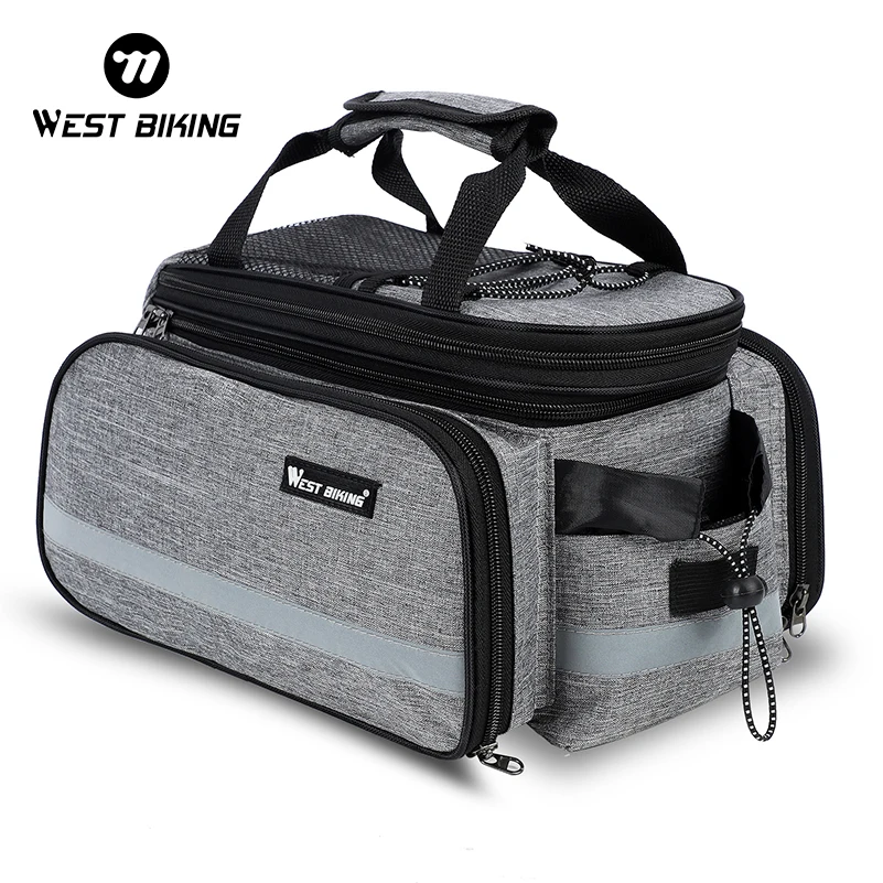 WEST BIKING Fahrrad-Gepäckträgertasche, 15-20 l, großes Fassungsvermögen, MTB, Rennrad, Reisegepäck