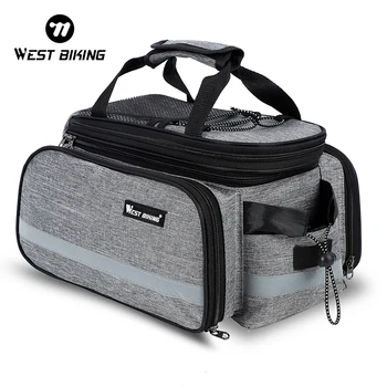 WEST BIKING Fahrrad-Gepäckträgertasche, 15-20 l, großes Fassungsvermögen, MTB, Rennrad, Reisegepäck