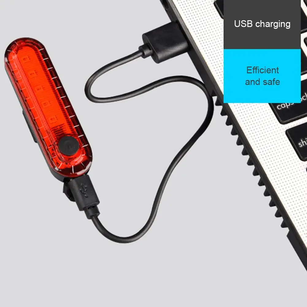Fahrrad- und Motorrad-Vorder- und Rücklicht USB-Aufladbar Ultrahelle – Bild 5