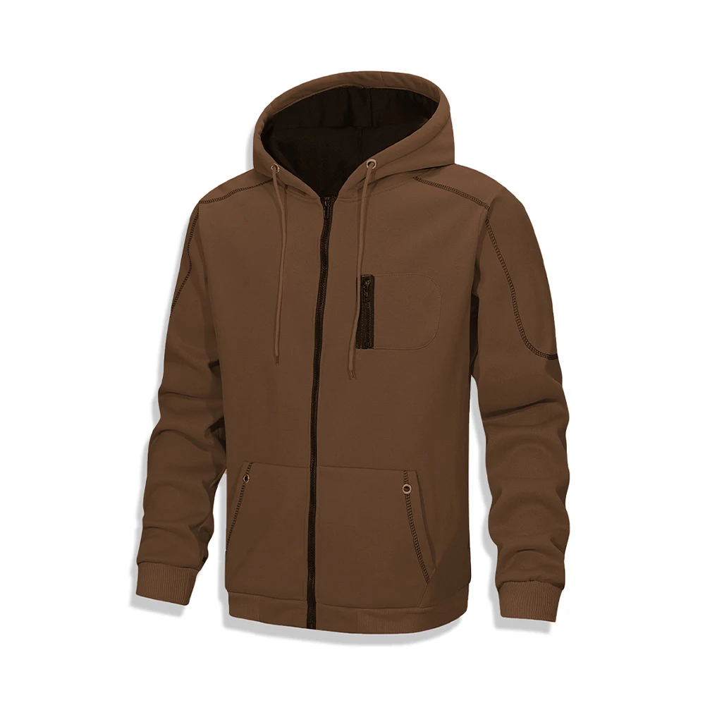 Fahrradjacke Winter Fahrradbekleidung Thermofleece Langarm Radfahren – Image 6