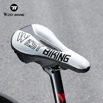 WEST BIKING Gel Fahrrad-Sattelbezug, Memory-Schaum, stoßfest, Fahrrad-Kissenbezug, mehrfarbig, ergonomisch