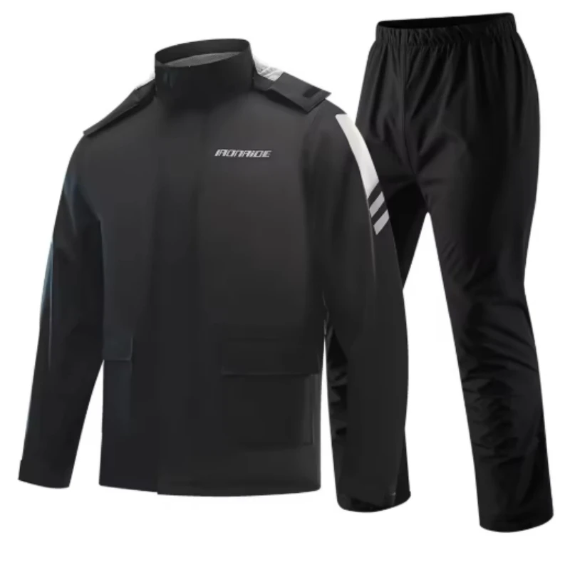 Motorrad-Regenanzug für Herren und Damen Reflektierender Wasserdichter – Image 4