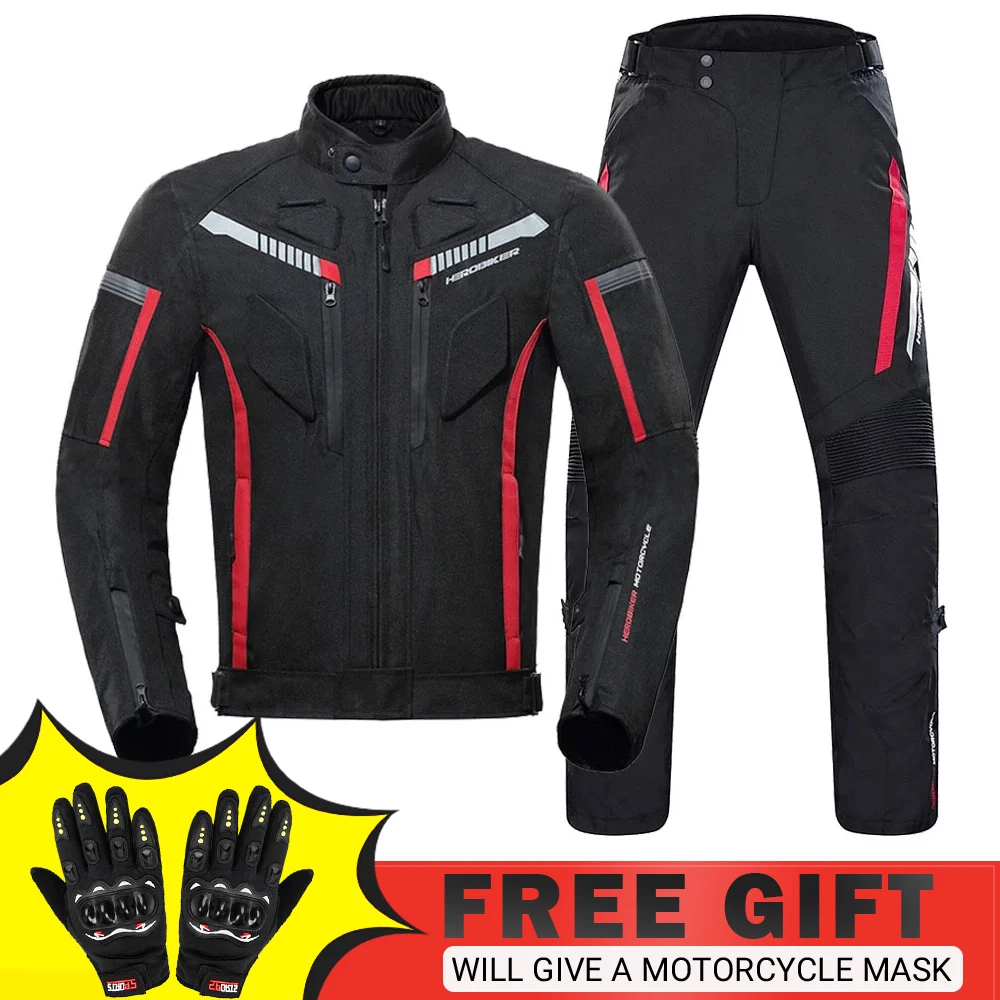 Wasserdichte Motorrad jacke Männer Motorrad fahrer jacke Moto Road Racing Kleidung tragbarer Moto schutz