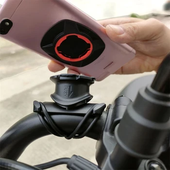 Universelle Motorrad-Handyhalterung, Verstellbarer Fahrradlenker-Halter für MTB, Roller, Smartphone