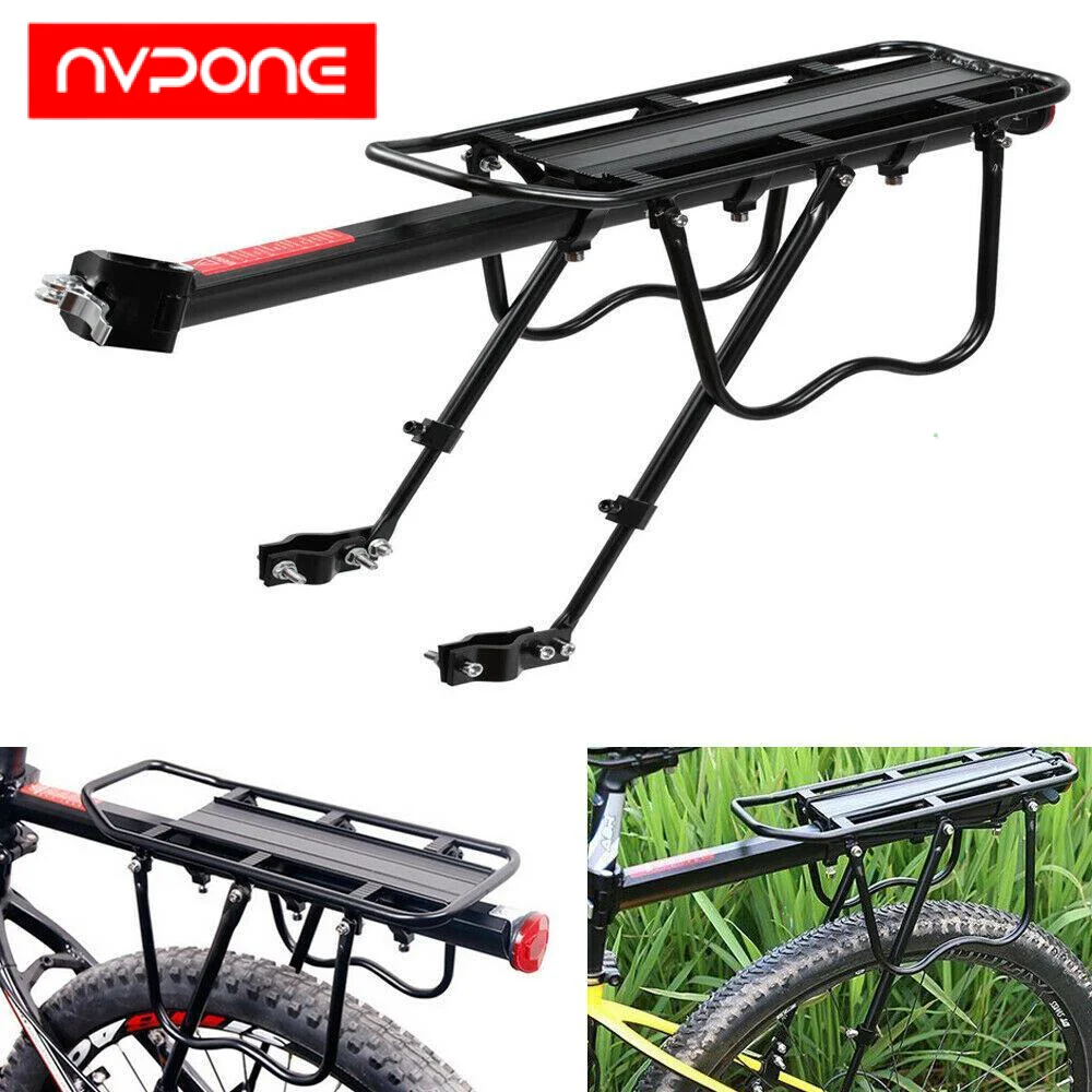 Outdoor MTB-Ausrüstung Fahrrad-Gepäckträger für Rennräder, Aluminium-Heckträger, Rücksitzablage