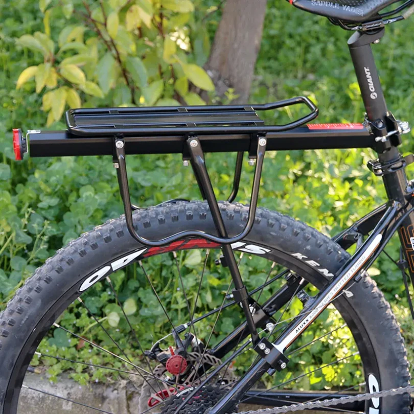 Fahrrad Gepäckträger Fracht Gepäckträger Regal Radfahren Tasche – Immagine 5
