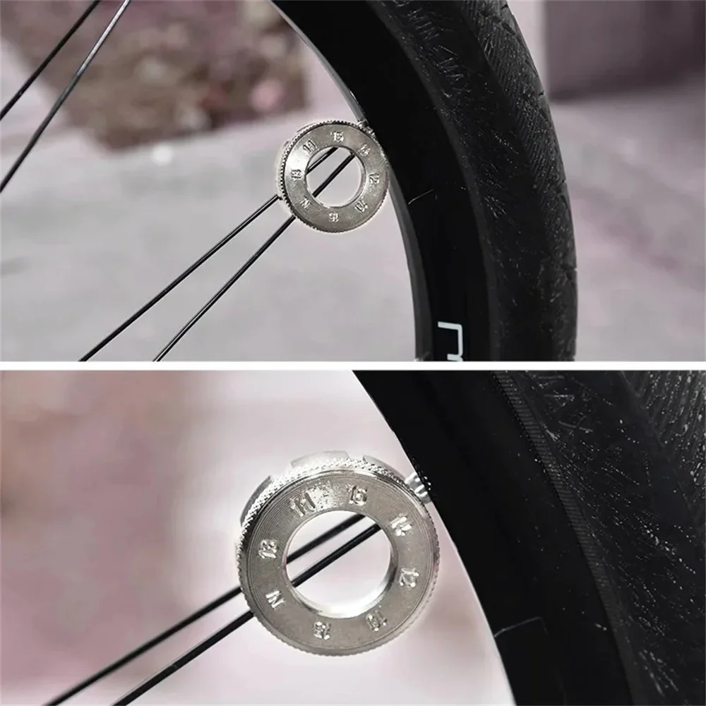 Bikersay Fahrradfelgenschlüssel, Mini-Einstellschlüssel, 8-Wege-Nut – Image 6