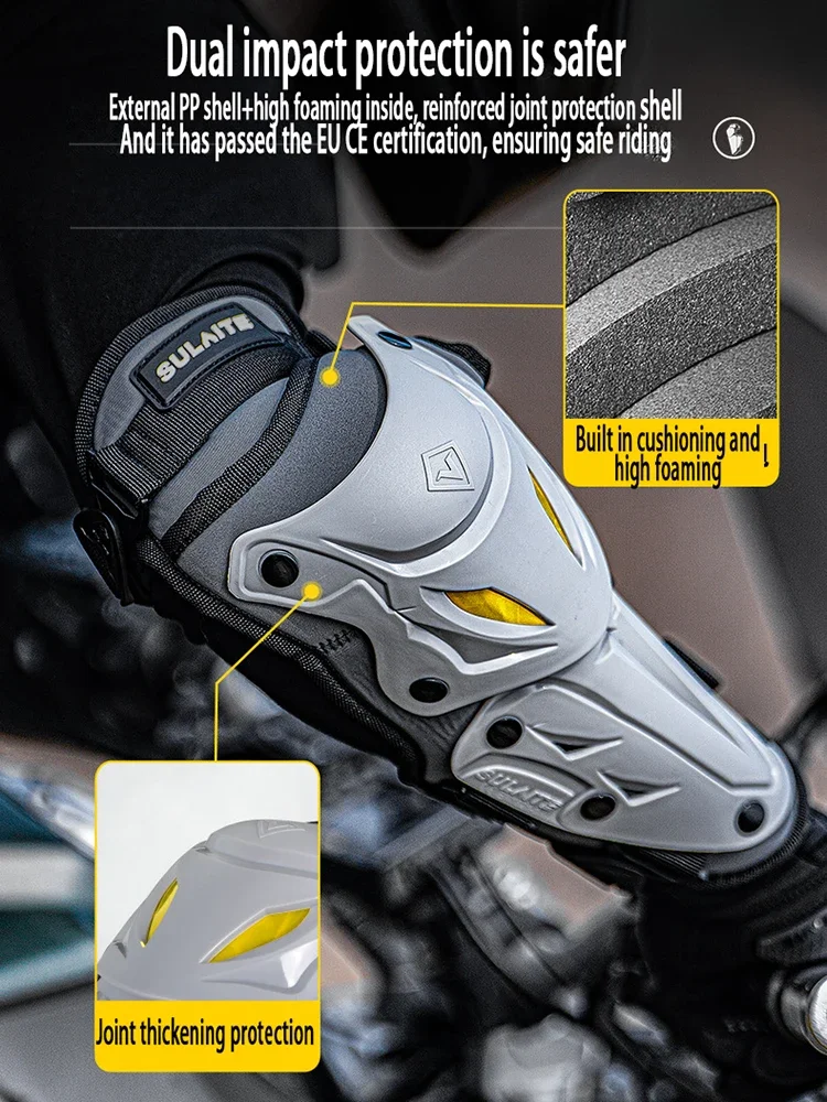 Motorrad-Schutzausrüstung, Knieschoner, Ellenbogen- und Beinabdeckung – Bild 4