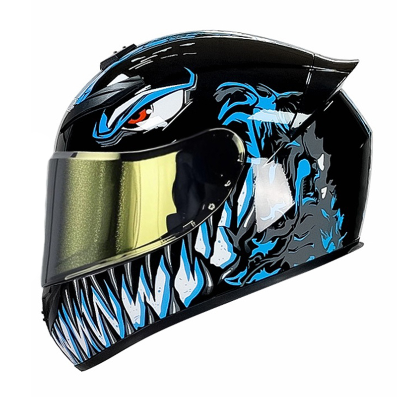 DOT Motorradhelm Integralhelm Sicherheit Motorrad Roller Casco Moto – Bild 2