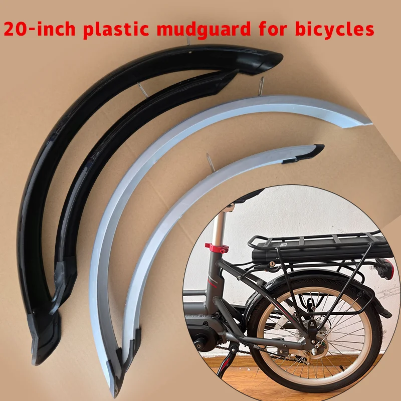 20x1,75/1,95 Zoll Klappbarer Fahrrad-Schutzblech-Set - Vorder- und Hinterradschutz für E-Bikes, Spritzschutz
