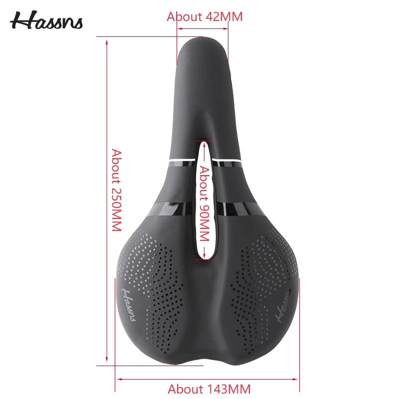 HASSNS MTB-Sattel Rennradsitz Mountainbike-Sattel Komfortabler Sillin-Fahrradsitz Ergonomischer