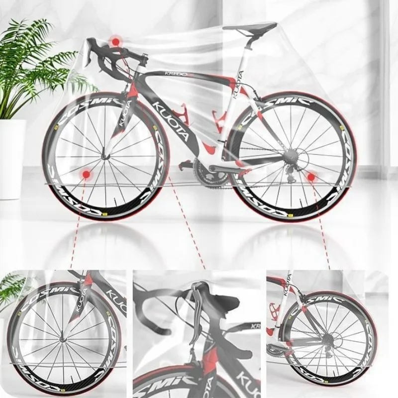 Fahrrad Regen Staub Abdeckung Einweg Fahrrad Motorrad Abdeckung – Image 3