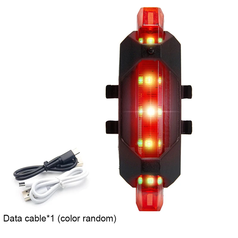 Fahrradlicht USB LED Wiederaufladbares Set Rennrad Vorder- und Rücklicht Lampe Taschenlampe Fahrradbeleuchtung