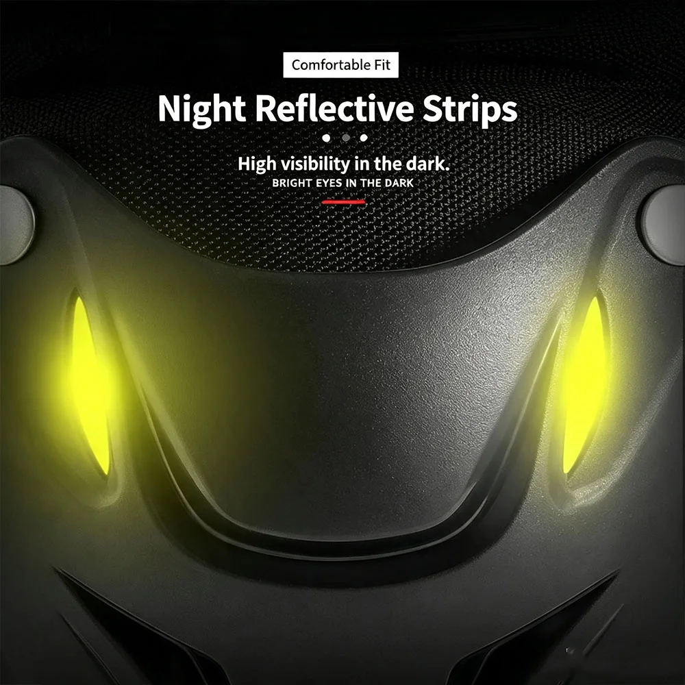 Motorrad-Knieschützer mit PP-Hartschale, reflektierend für die Nacht – Bild 3