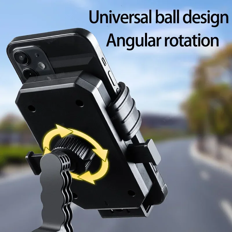 360 ° Universelle Motorrad-Handyhalterung Ultra-Stabiles Design – Bild 5