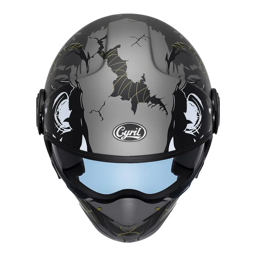 CYRIL Motorradhelm Integralhelm Jethelme 3/4 Herren Damen Modularer – Bild 3