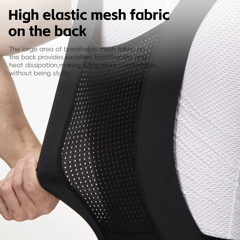 WEST BIKING Sommer-Radhose/Trägerhose, gepolsterte Strumpfhose – Immagine 5