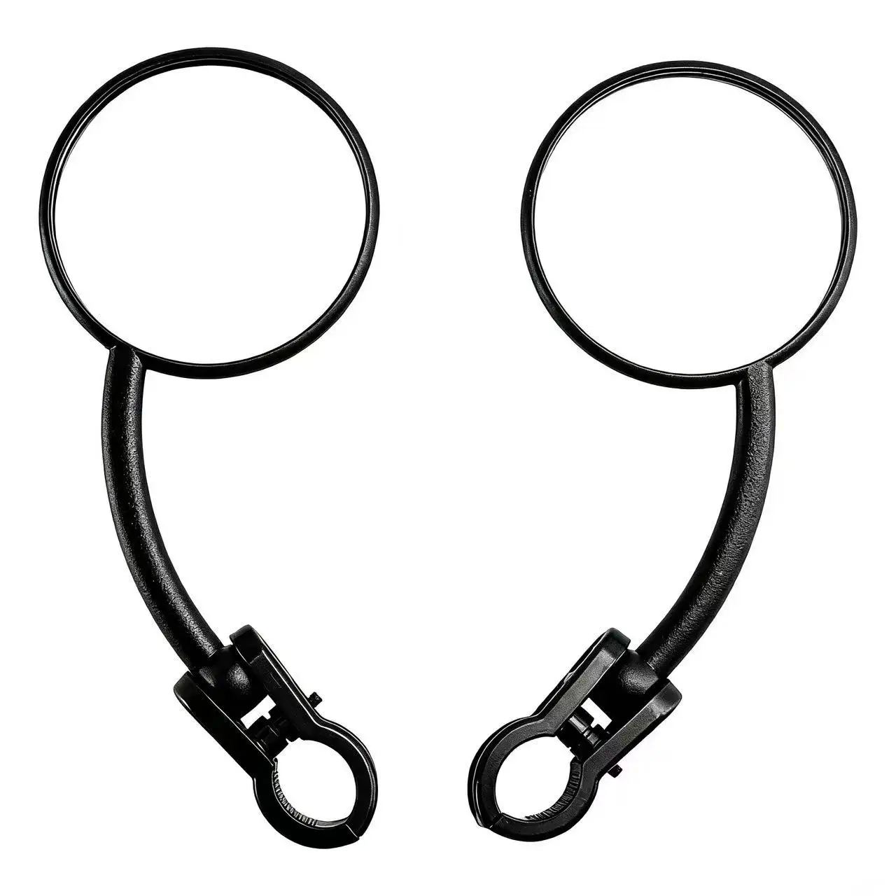 Universeller 22mm Motorrad-Lenker-Rückspiegel Seitenspiegel Verstellbare Rückspiegel für Roller, Fahrrad, ATV