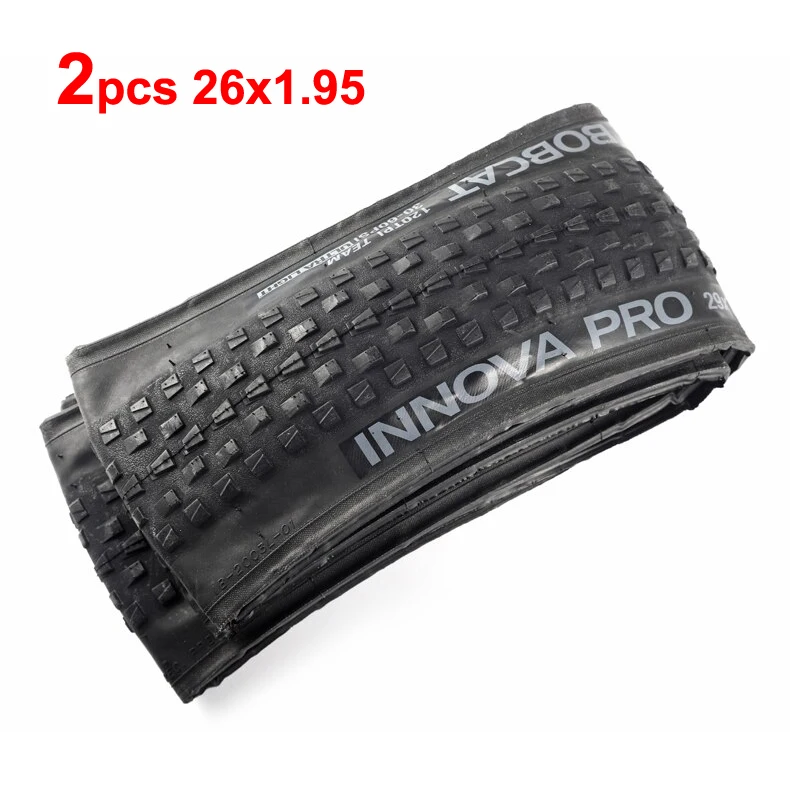 INNOVA Fahrradreifen 29 27,5 26x1,95 120TPI Mountainbike-Reifen MTB ultraleichte Fahrradreifen Pneu (2 Stück)