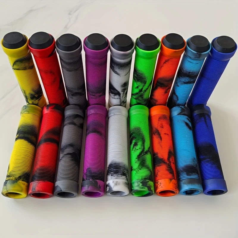 1 Paar TPR Gummi Fahrradlenkergriffe Rutschfest Stoßdämpfend Mountainbike Lenkergriff MTB BMX Fahrrad Lenker