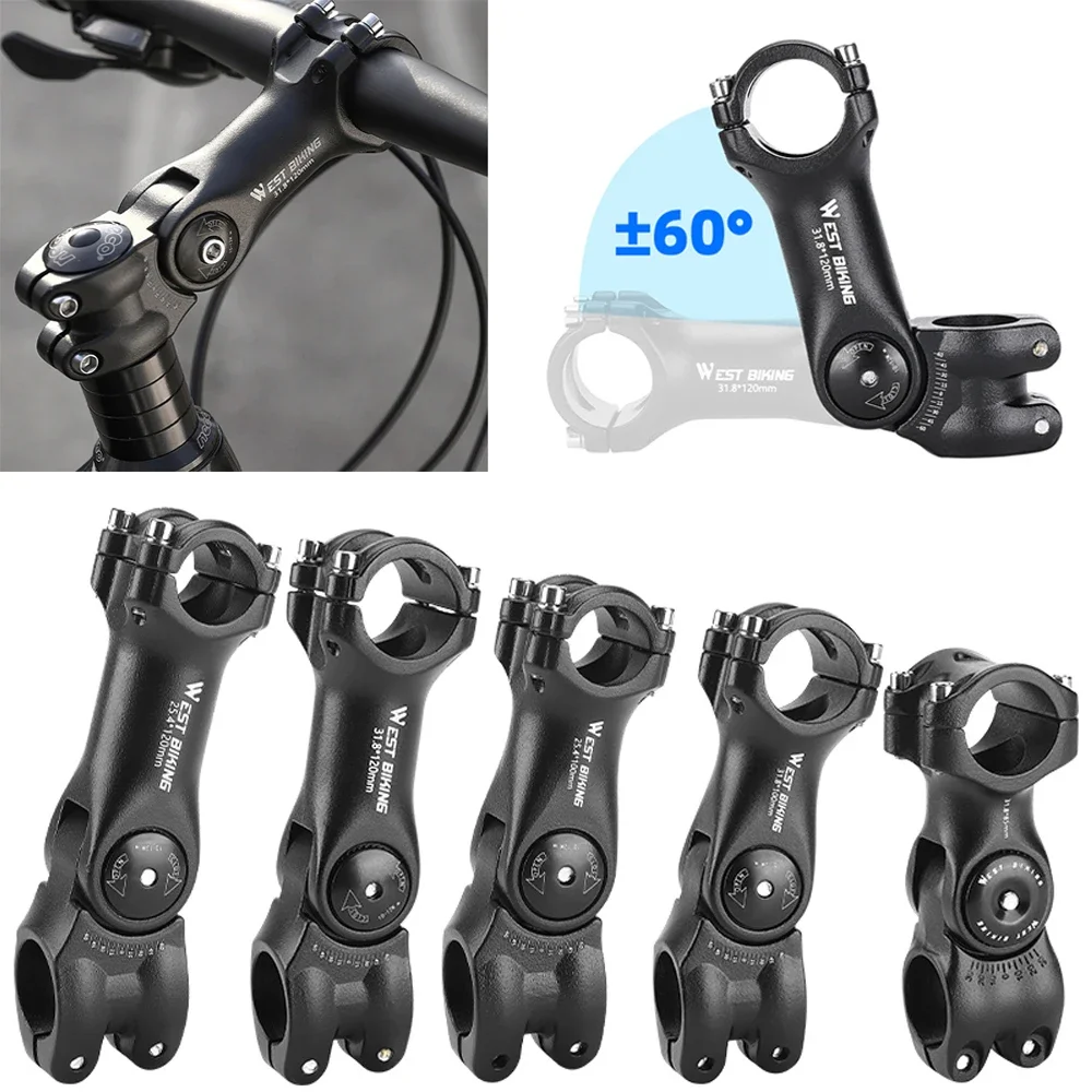 MTB Rennrad Verstellbarer Lenkervorbau Fahrradlenker-Winkeladapter aus Aluminiumlegierung