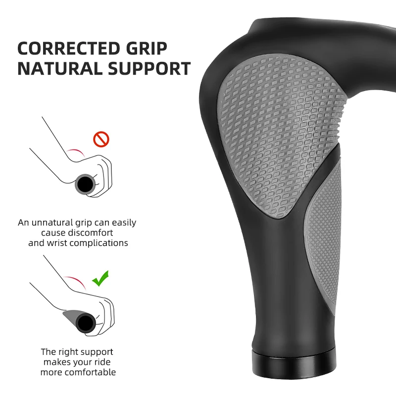 Fahrradlenkergriffe für Komfort, ergonomischer Stil zur Reduzierung – Image 4