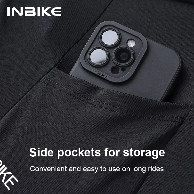 INBIKE Damen Radsport-Trägerhose, gepolsterte Fahrradstrumpfhose – Image 3