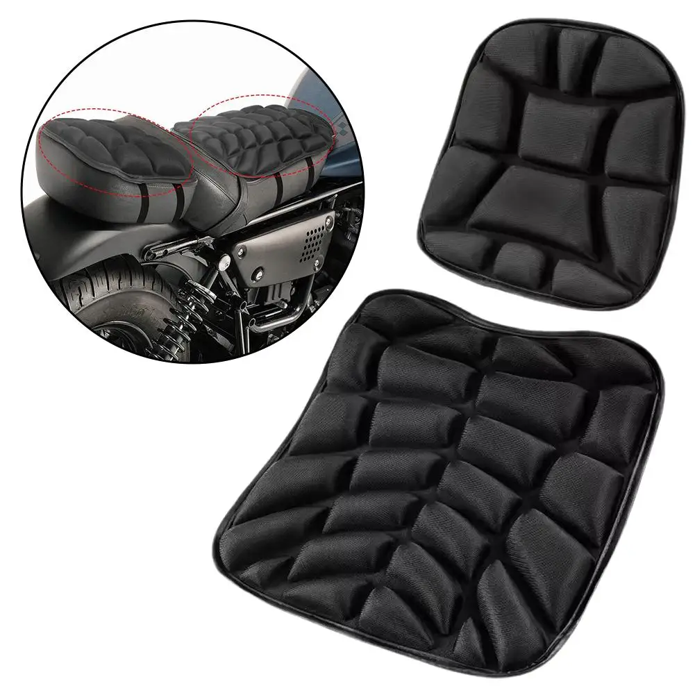 Motorrad-Sitzkissen, 3D-Gel, atmungsaktiv, stoßdämpfend, Komfort – Bild 2