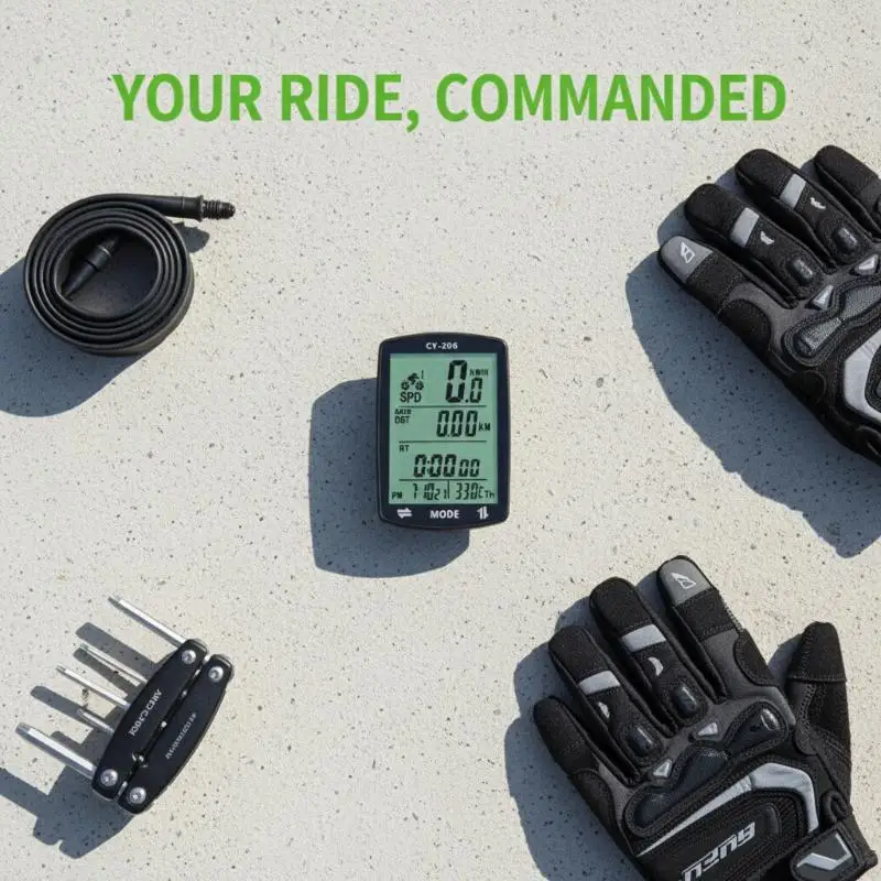 GPS-Fahrradtacho, Fahrradcomputer, GPS-Geschwindigkeitsmesser – Immagine 3
