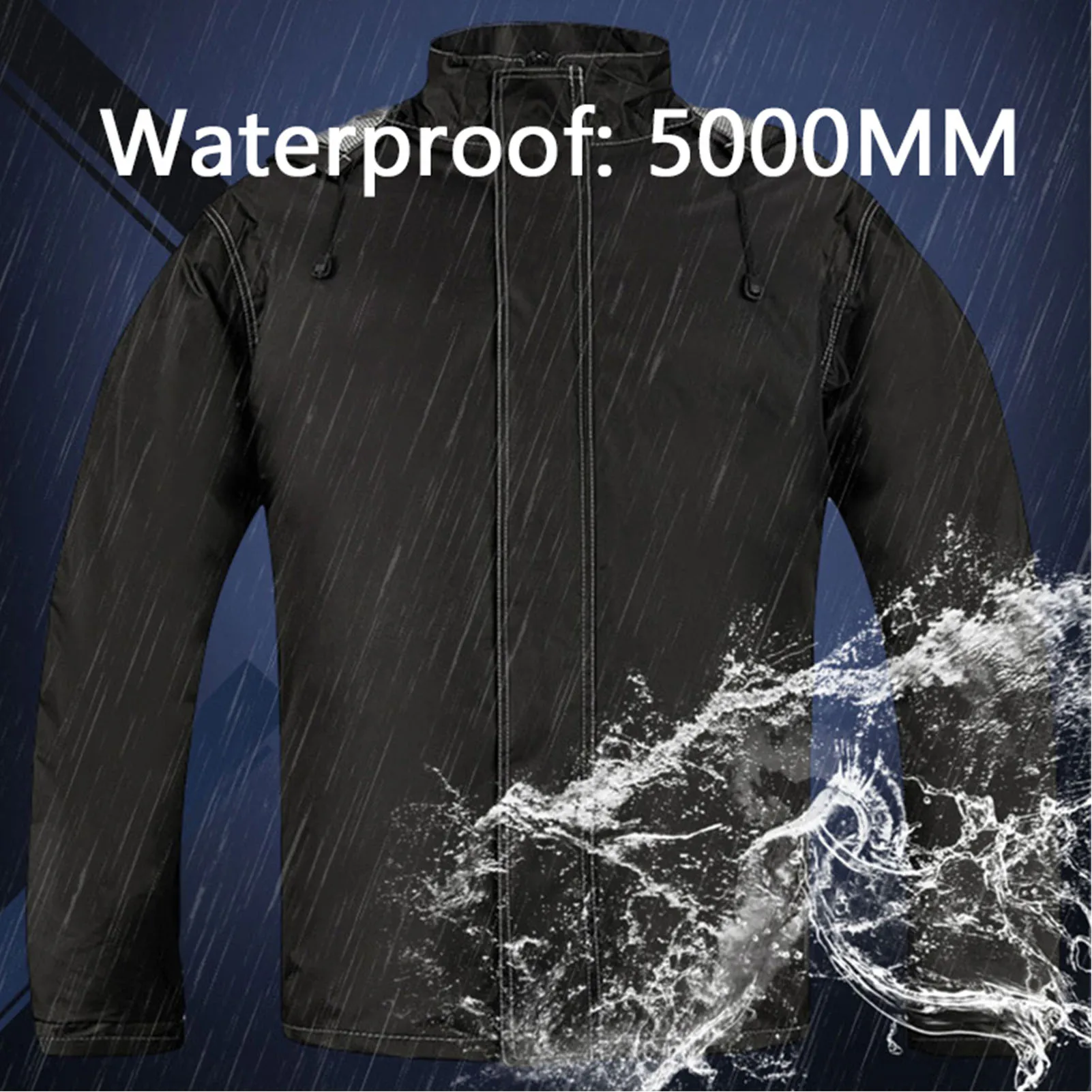 Regenanzug Wasserdichte Fahrrad-Regenjacke & -Hose Unisex – Image 4