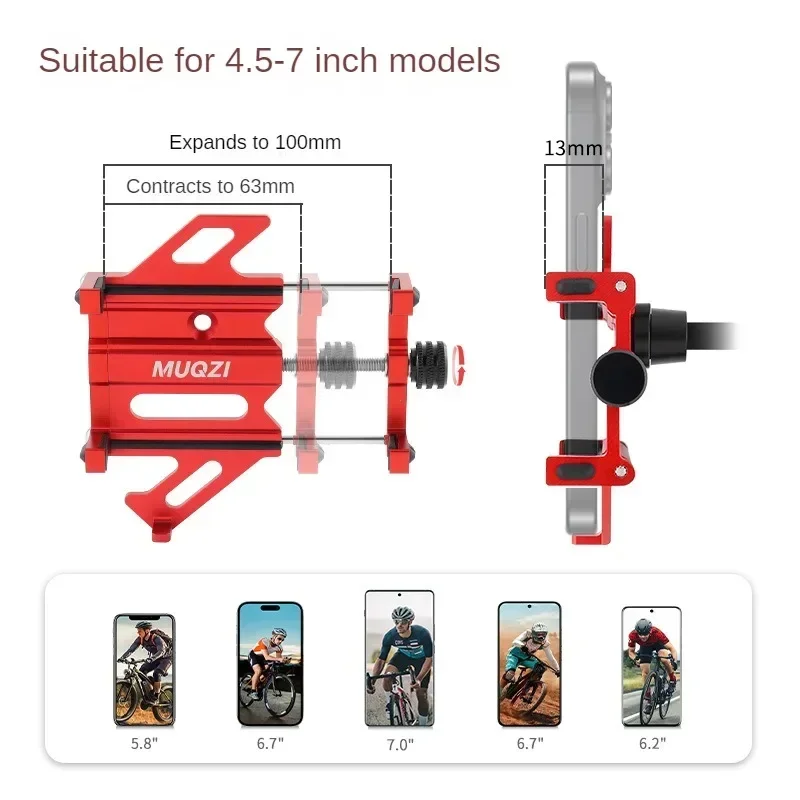 Fahrrad-Telefonhalterung, universelle Motorrad-Lenkerhalterung – Image 3