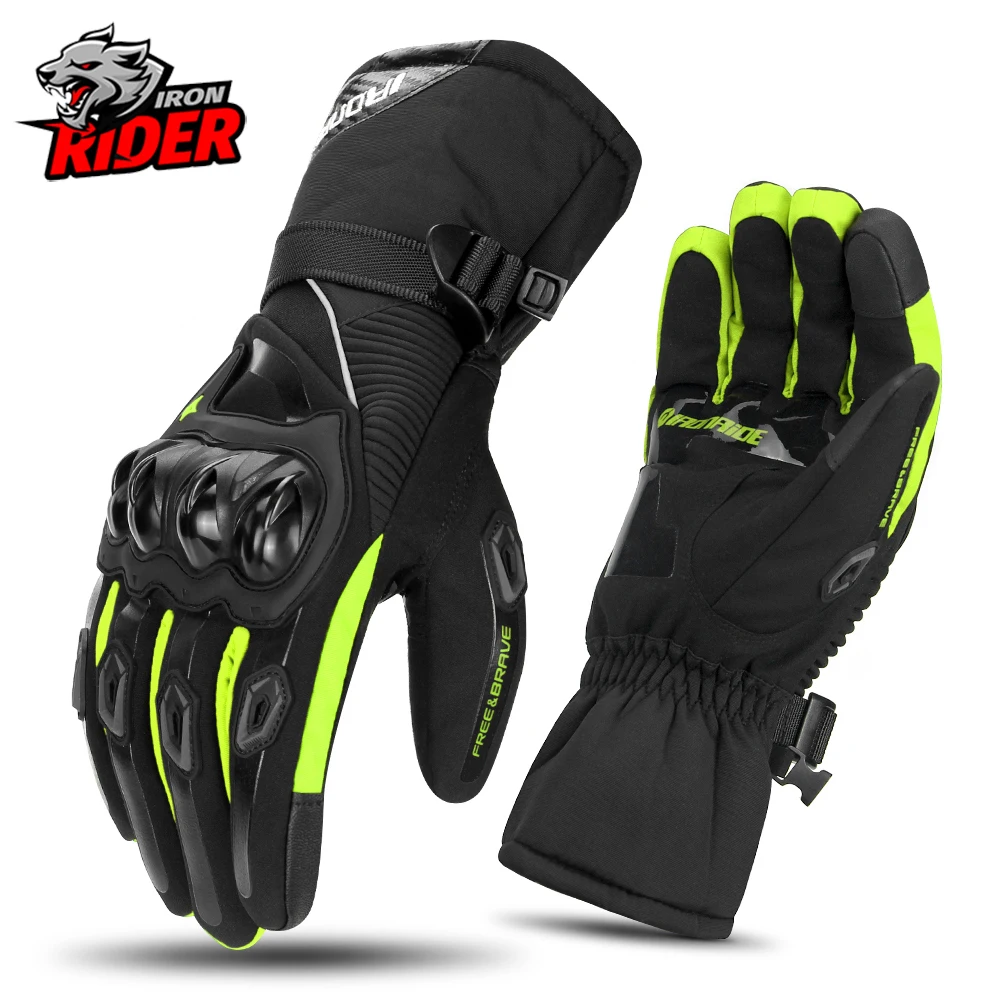 Motorrad Handschuhe Touchscreen Motocross Wasserdicht Winddicht Schutz Winter Handschuhe Männer Guantes Moto